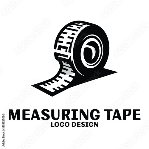 Measuring Tape Vector Logo Design