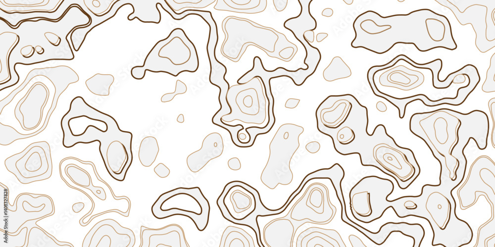 Obraz premium geographical border world map with Ariel view world map top view. Topography map template for infographics Relief of the world map continent topo business background.