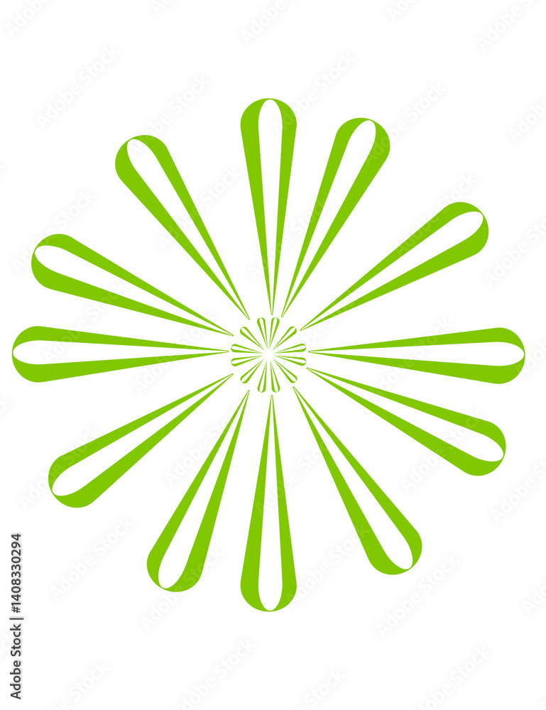 Bombas color verde fondo en blanco Bombas color verde fondo en blanco