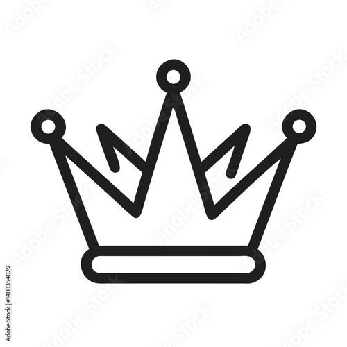 Crown Icon Representing Party Winner or Honored Guest Celebration
