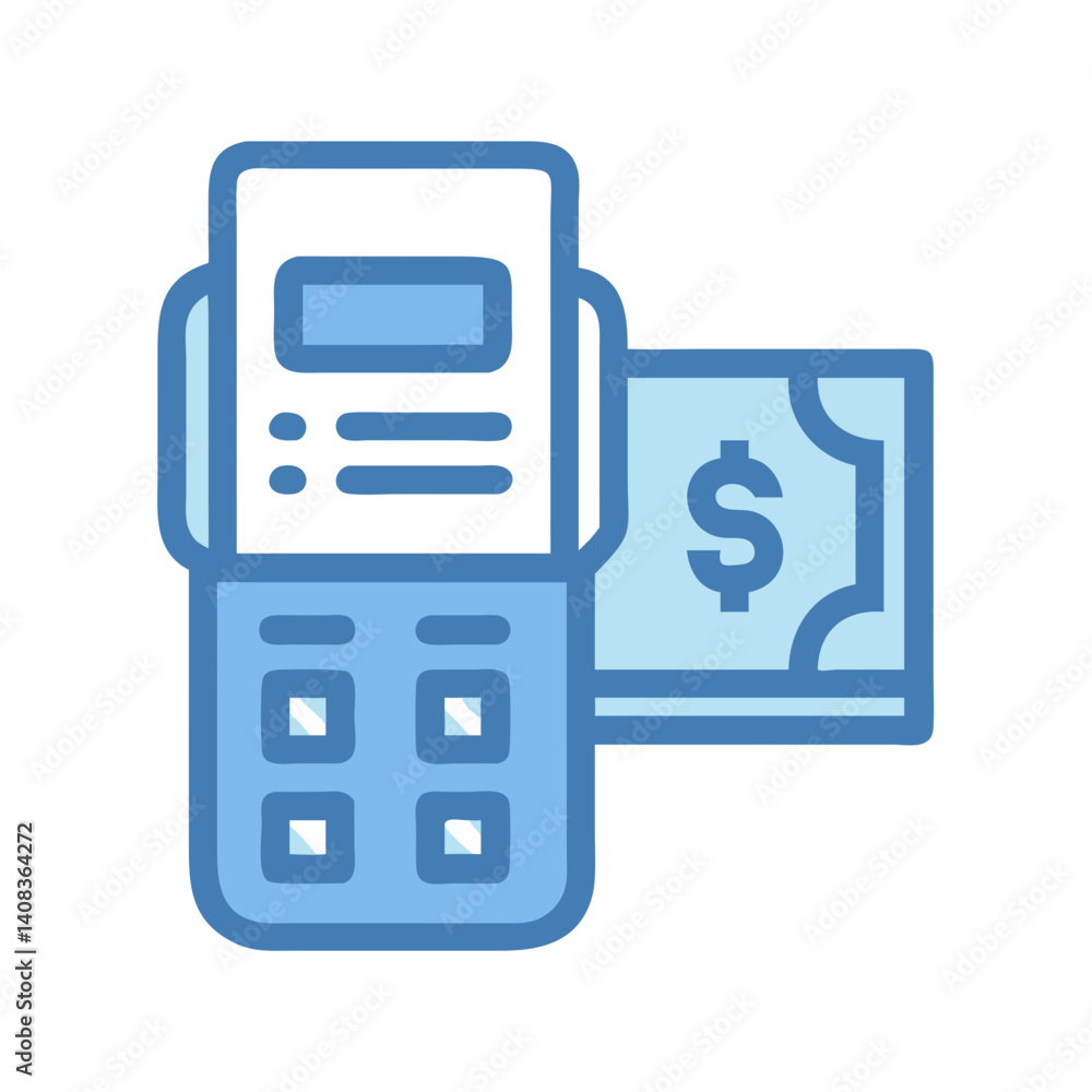 Payment Terminal Icon Representing Point of Sale and Financial Transaction Processing Payment Terminal Icon Representing Point of Sale and Financial Transaction Processing