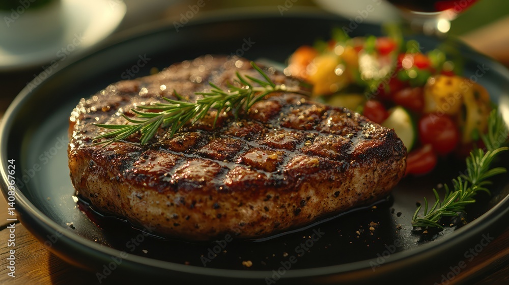Grilled steak with roasted vegetables Grilled steak with roasted vegetables
