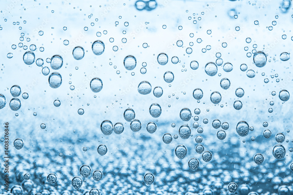 Soda water with bubbles as background, closeup Soda water with bubbles as background, closeup