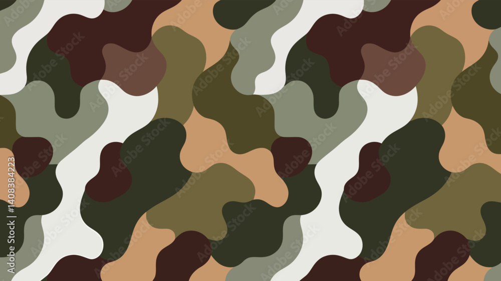 Fototapeta premium Classic Camouflage Pattern