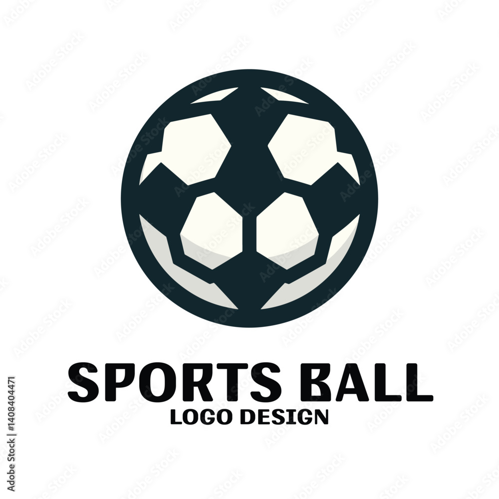 Sports Ball Vector Logo Design Sports Ball Vector Logo Design