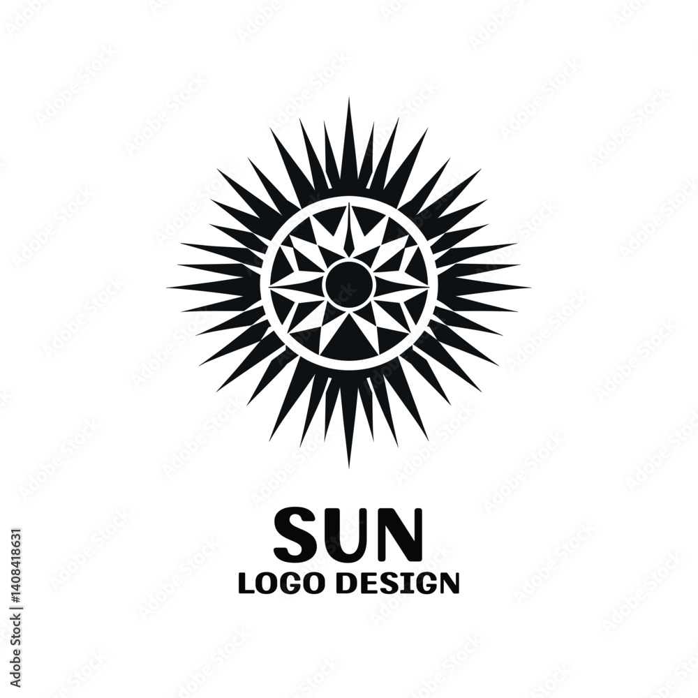Fototapeta premium Sun Vector Logo Design
