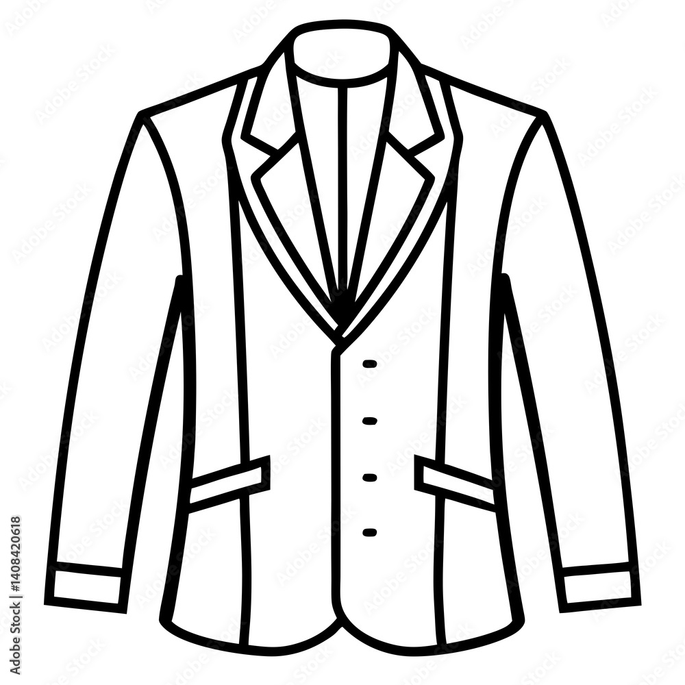 vector illustration of a business suitb vector illustration of a business suitb