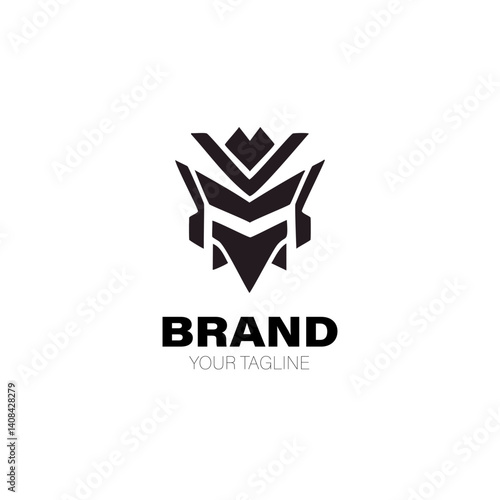 Ninja Logo. Ninja Logo Design. Ninja Logo Brand. Ninja Logo Vector Design Isolated on White Background