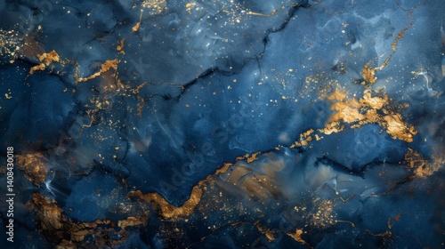 Celestial Blue Gold Marble Texture of excellence in splendor beyond compare with grace in style