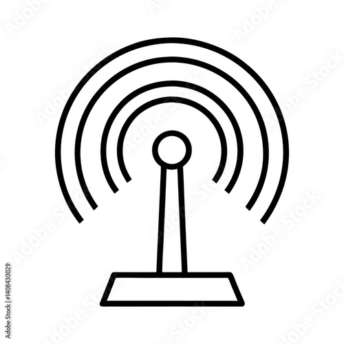 access point ap white background outline