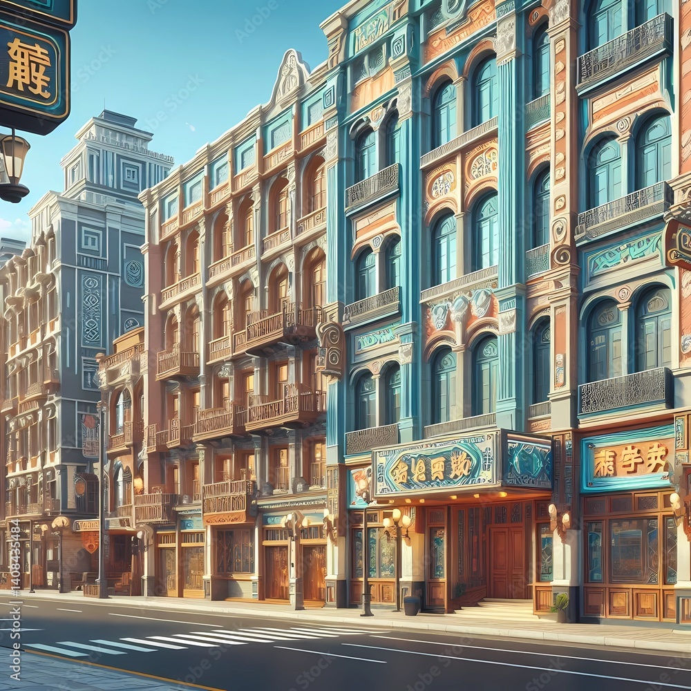 Fototapeta premium street in the city