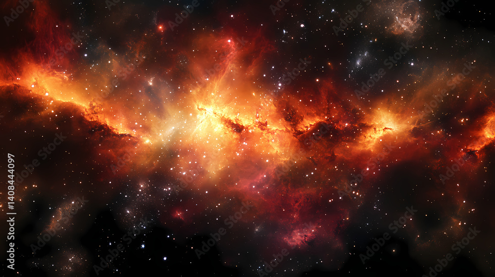 Naklejka premium ethereal cosmic entities