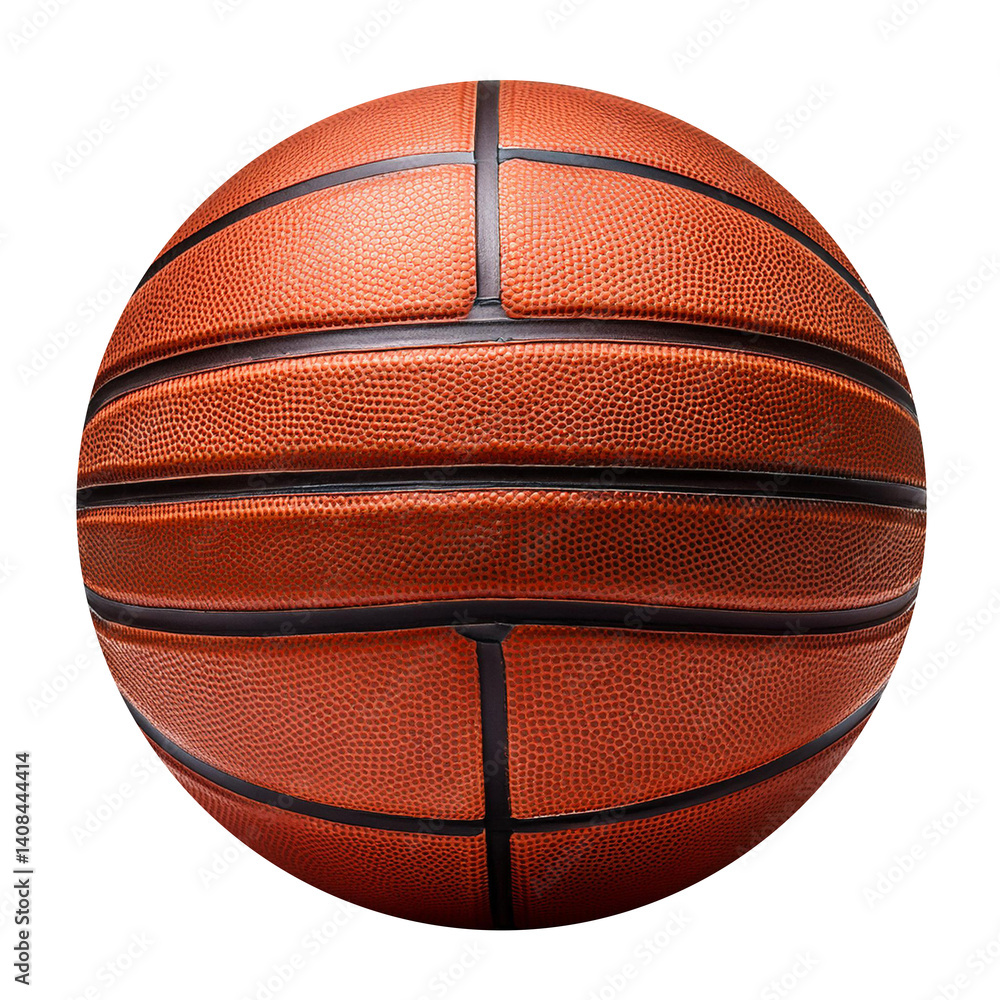 Obraz premium Isolated Basketball Ball on White Background