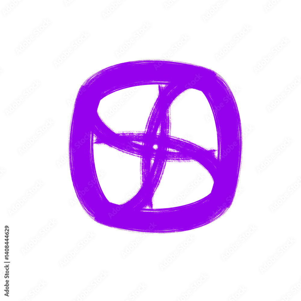 symmetrical spherical purple abstract 2d logo asset on transparent background symmetrical spherical purple abstract 2d logo asset on transparent background
