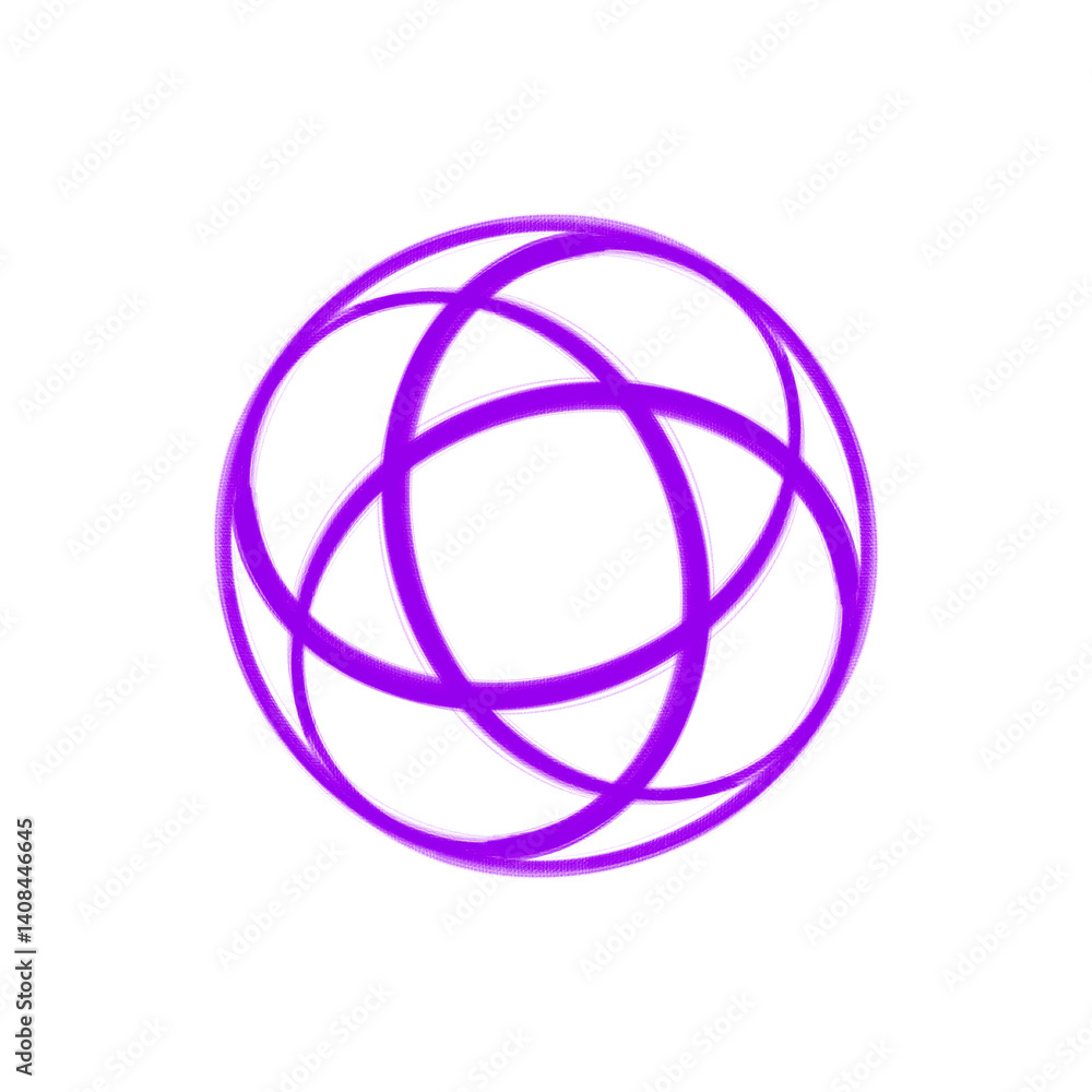 symmetrical spherical purple abstract 2d logo asset on transparent background symmetrical spherical purple abstract 2d logo asset on transparent background