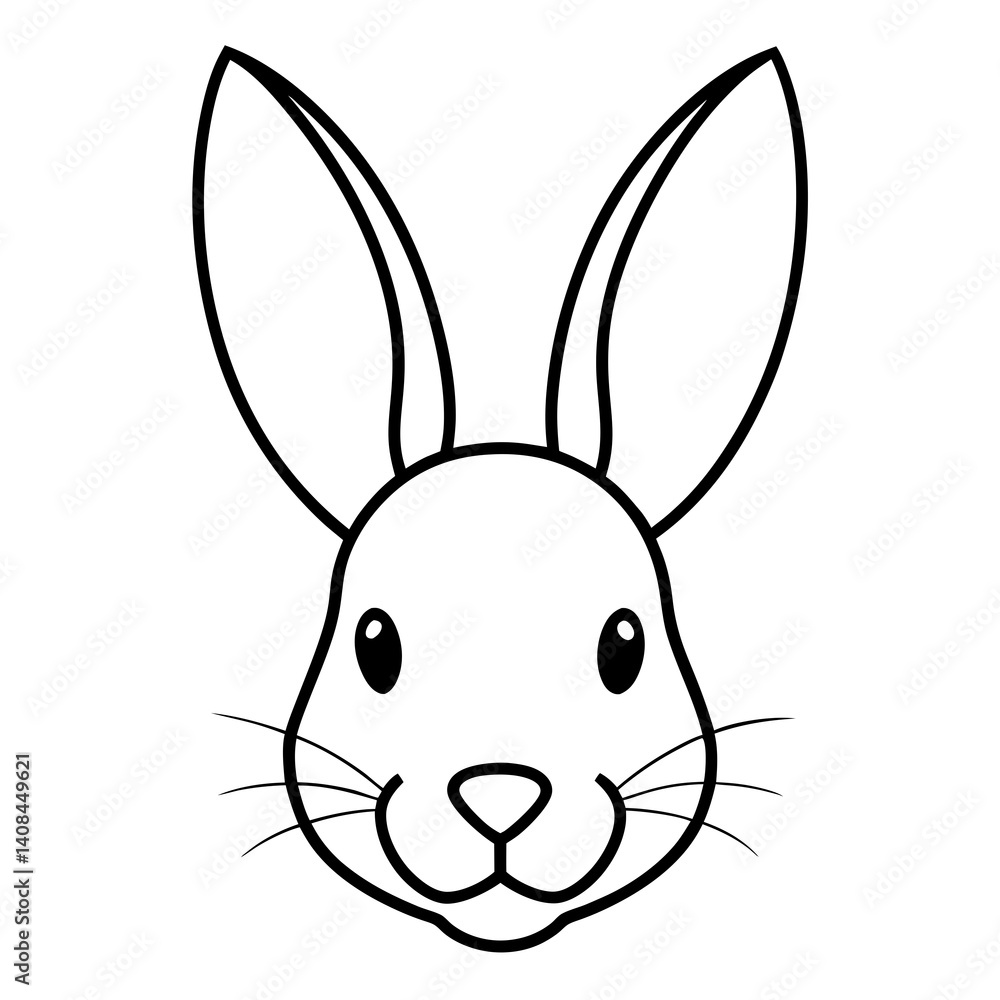 Rabbit Line Art Vector Illustration | Minimalist Bunny Outline Drawing | Hand-Drawn Hare Sketch | Cute Wildlife Animal Design | Perfect for Logos, Prints, Tattoos, Stickers, and Digital Projects Rabbit Line Art Vector Illustration | Minimalist Bunny Outline Drawing | Hand-Drawn Hare Sketch | Cute Wildlife Animal Design | Perfect for Logos, Prints, Tattoos, Stickers, and Digital Projects