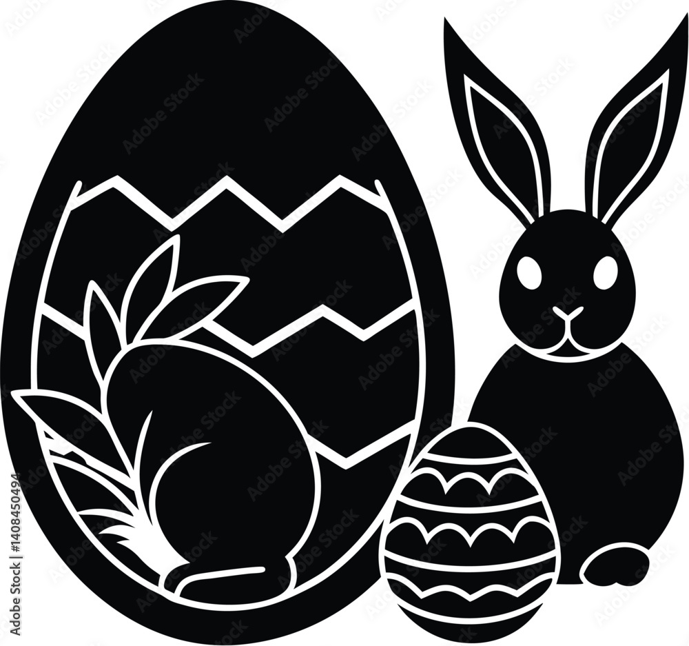 Easter silhouette vector designs 11 Easter silhouette vector designs 11