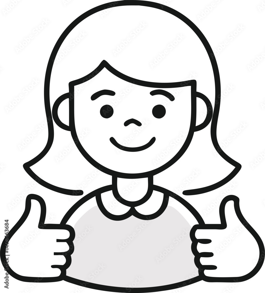 Obraz premium Smiling Girl