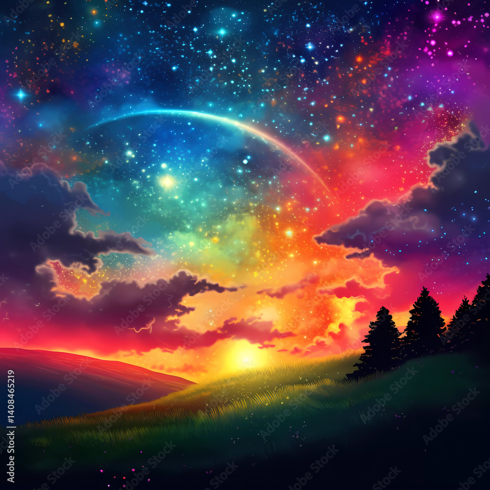 Fototapeta premium background Concept, AI