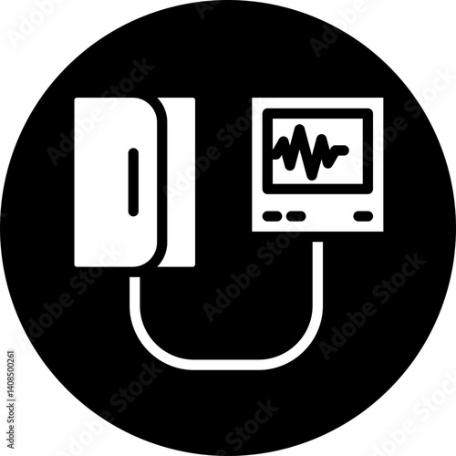 743-Blood Pressure Monitor Icon style