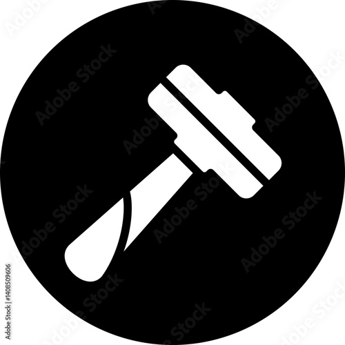 Sledgehammer vector icon style