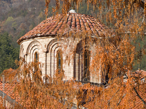 Obraz na płótnie Medieval Bachkovo Monastery, Bulgaria w salonie