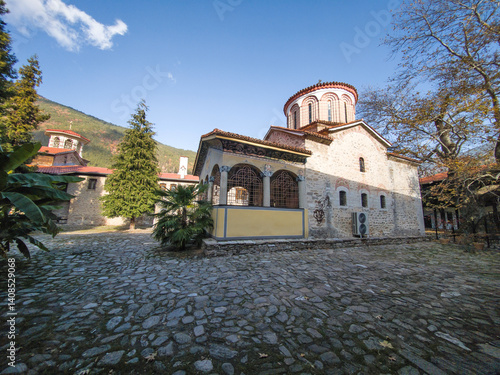 Obraz na płótnie Medieval Bachkovo Monastery, Bulgaria w salonie