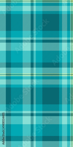 Vibrant teal and mint plaid pattern. Perfect for textile design, fashion, website backgrounds, and stationery.