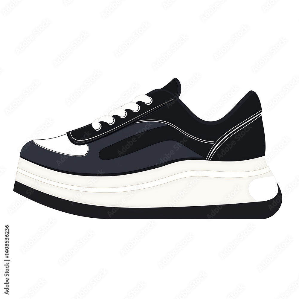 Modern Stylish Black and White Athletic Footwear | Trendy Sneakers for Fashionable Urban Lifestyle Modern Stylish Black and White Athletic Footwear | Trendy Sneakers for Fashionable Urban Lifestyle