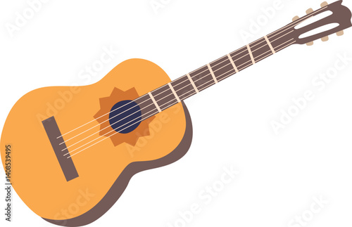 Small guitar string musical instrument