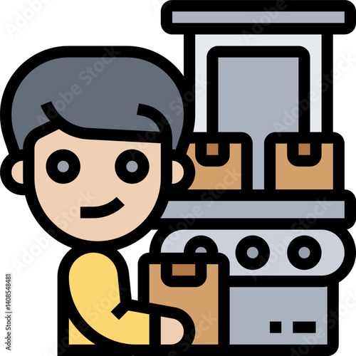 production illustration on a white background     