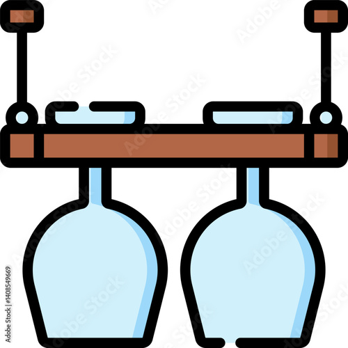 rack illustration on a white background     