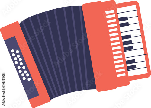 Accordion mariachi folk musical instrument