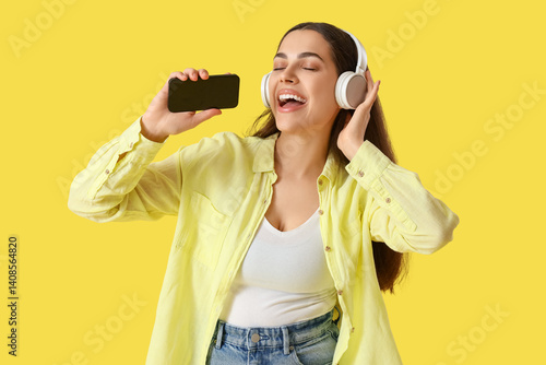 Beautiful young happy woman...