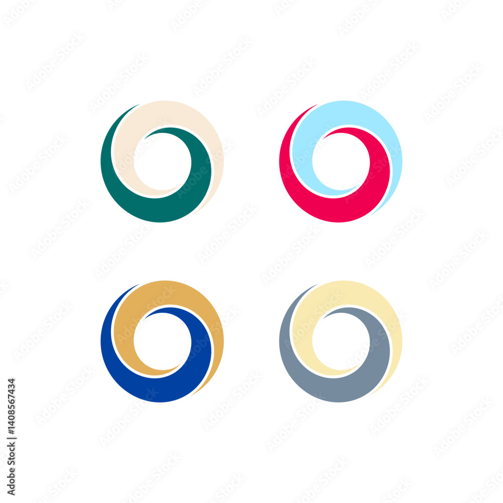 The logo is a symbol of yin yang tail. Elegant, tail e s a ornament. The logo is a symbol of yin yang tail. Elegant, tail e s a ornament.