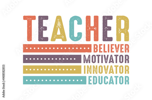 Teacher believer svg, Teacher SVG, Teach T-shirt, Teacher Quotes T shirt bundle, Back To School svg, Teacher Gift svg, School Shirt for Kids, Silhouette, Cricut Cut Files, Teacher Appreciation Svg