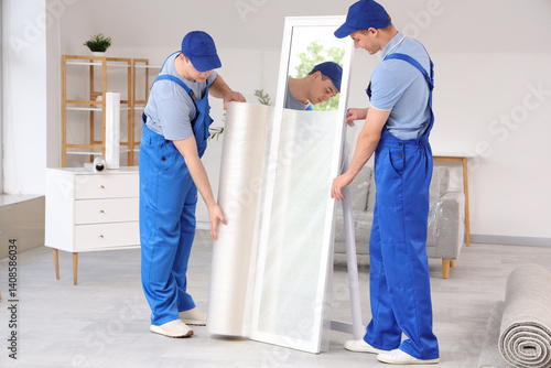 Loaders covering mirror wit...