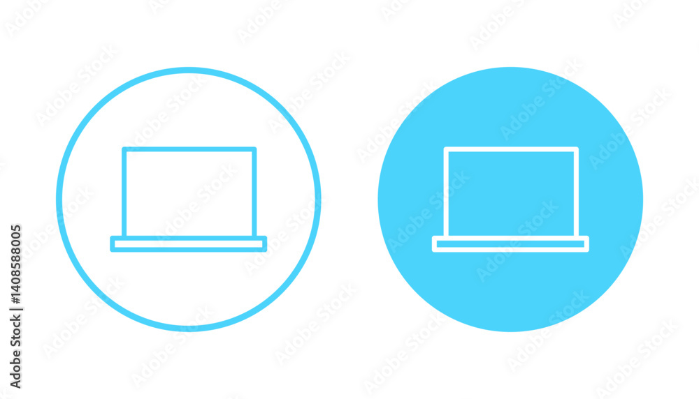 Laptop icon vector. computer sign and symbol Laptop icon vector. computer sign and symbol