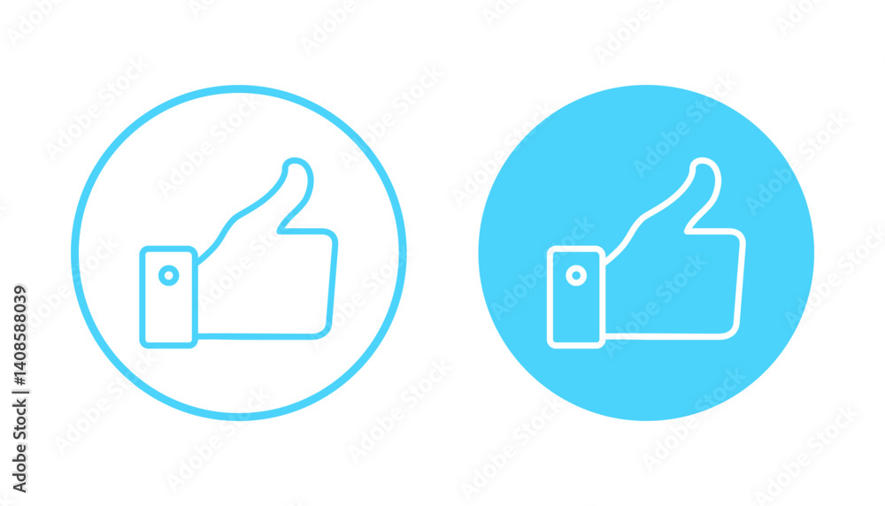 Like icon vector. Thumbs up sign and symbol. Hand like Like icon vector. Thumbs up sign and symbol. Hand like