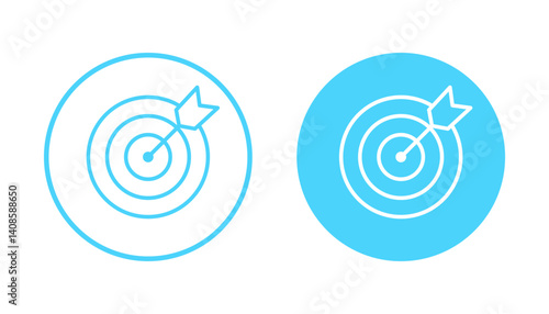 Target icon vector. goal icon vector. target marketing sign and symbol
