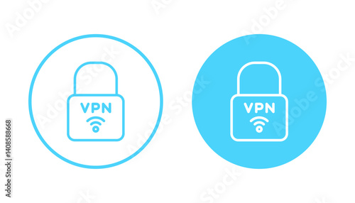 Vpn icon vector. Private network sign and symbol. virtual private network icon.