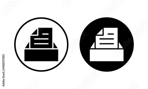 Archive folders icon vector illustration. Document vector icon. Archive storage icon.