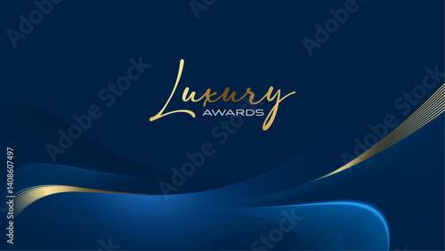 Premium and Luxury Wave Template Design. Award Background. Birthday Celebration Invitation. Family Party Occasion Flyer Design. Modern Abstract Decorative style Brochure. Traditional Minimal Design.