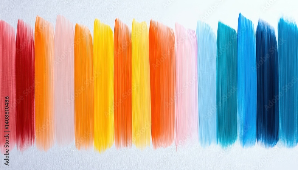 Colorful brush strokes creating a vibrant abstract background. Colorful brush strokes creating a vibrant abstract background.
