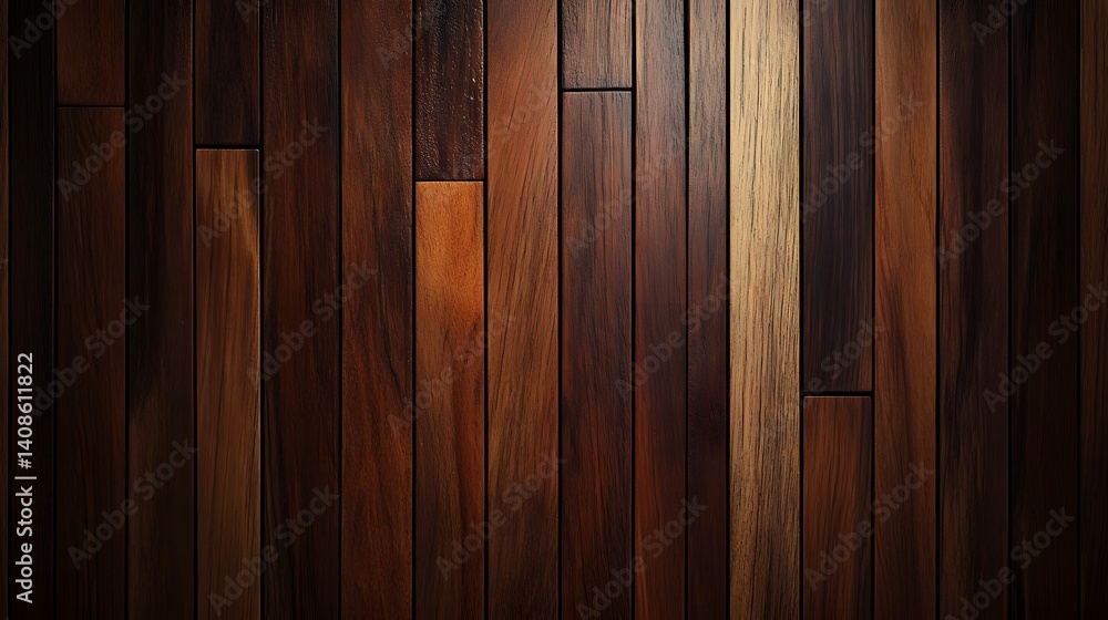 Obraz premium Dark wood texture background surface with old natural pattern, texture of retro plank wood use for background, poster, banner, brochure and graphic design.