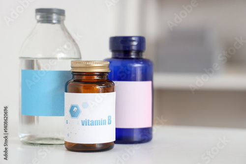 Cold medicines on table in ...