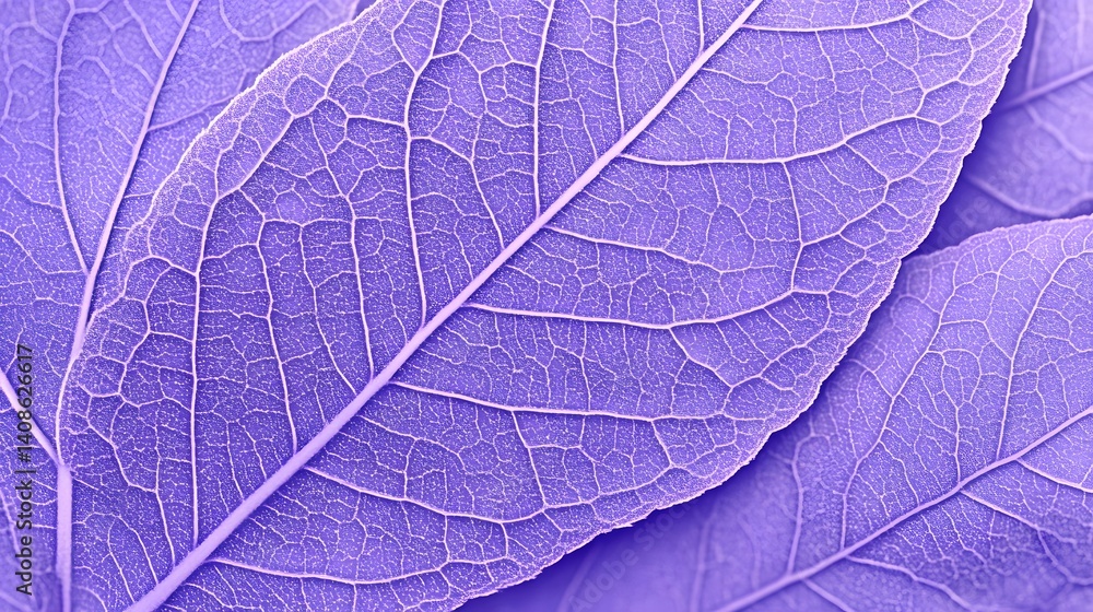 Purple Leaf Vein Texture Closeup Botanical Macro Photography Purple Leaf Vein Texture Closeup Botanical Macro Photography