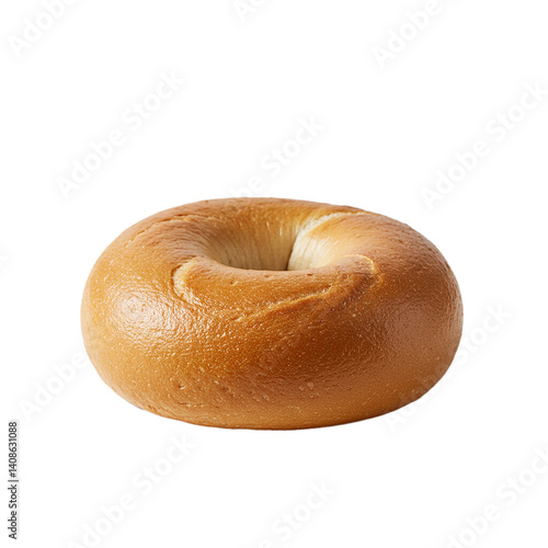 bagel Plain isolated  on a white background 