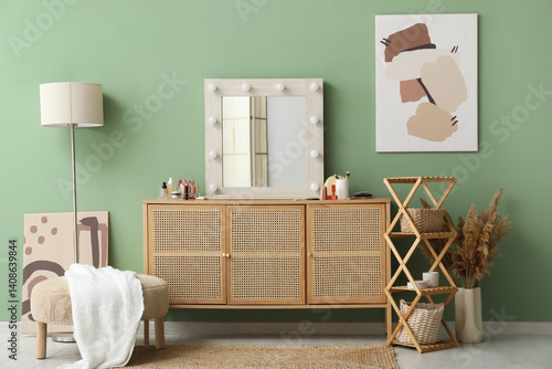 Interior of stylish makeup ...