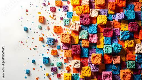 Vibrant Cubes of Colorful Creativity